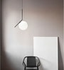 Curved Black Hanging Light