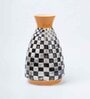 Curvy Multicolor Ceramic Vase