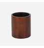 Mahogany Collection Rustic Charm Curvy Wastebasket