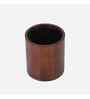 Mahogany Collection Rustic Charm Curvy Wastebasket