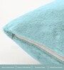 Turquish Rabbit Fur Plain Design Cushion Covers 16x16 Inch Set of 2