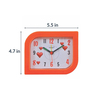 Cute Analog Alarm Table Clock in Orange
