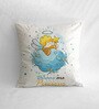 Canvas Cushion with Angel Print