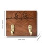 Cute Bird Brown Sheesham Wood Key holder