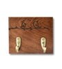 Cute Bird Brown Sheesham Wood Key holder