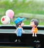 Cute car decoration couple