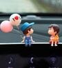 Cute car decoration couple