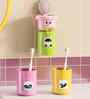 Assorted Cute Cartoon Animal Wall-Mounted Toothbrush Holder