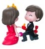 Cute Couple Boy Proposing Girl Miniature Showpiece Valentine Gift