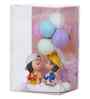Cute Couple with Balloons Multicolour Polyresin Showpieces