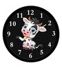 Cute Cow Wall Clock in Multicolour