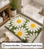 Green Floral  Non-Slip Bath Mat (40x60 CM)