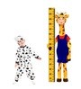 Cute Giraffe in Multicolour Height Chart