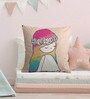 Canvas Cushion Girl Print