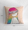 Canvas Cushion Girl Print
