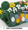 Colorfull Cute Happy Non-Slip Green Kids Bath Mat