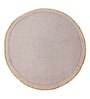 Yellow Character Wool 3x3 Feet Hand tufted Round Carpet