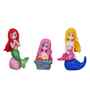 Cute Mermaid Doll Set of 3 Multicolour Polyresin Showpieces