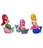 Cute Mermaid Doll Set of 3 Multicolour Polyresin Showpieces