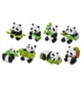 Cute Panda With Bamboo Showpieces (Set Of 8)