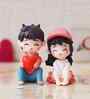 Cute Romantic Couple Multicolour Polyresin Showpieces