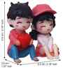 Cute Romantic Couple Multicolour Polyresin Showpieces