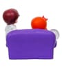Cute Couple Showpiece Sitting On Sofa Valentine Gift