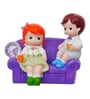 Cute Couple Showpiece Sitting On Sofa Valentine Gift