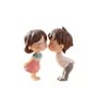 Miniature Cute Romantic Kissing Couple Showpiece Valentine Gift