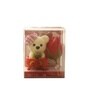 Cute Teddy Bear with Artificial Roses Valentine Gift