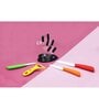 Metallic Multicolour Ceramic (Set of 5) Kitchen Knife Set