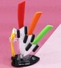 Metallic Multicolour Ceramic (Set of 5) Kitchen Knife Set