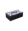Cutwork  Red Wood Tissue Holder