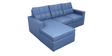 Cyan Three Seater RHS Sectional Sofa in Blue Colour