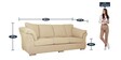 Ashley 3 Seater Sofa in Beige Colour