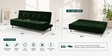 Cyrus 3 Seater Sofa Cum Bed Green Color