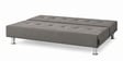 Cyrus 3 Seater Sofa Cum Bed Grey Color