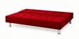 Cyrus 3 Seater Sofa Cum Bed Maroon Color