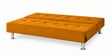 Cyrus 3 Seater Sofa Cum Bed Mustard Color