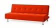 Cyrus 3 Seater Sofa Cum Bed Orange Color