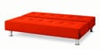 Cyrus 3 Seater Sofa Cum Bed Orange Color
