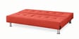 Cyrus 3 Seater Sofa Cum Bed Rose Color