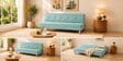 Cyrus 3 Seater Sofa Cum Bed Teal Color