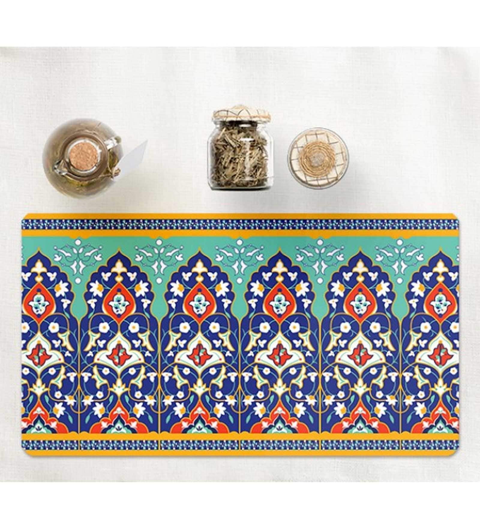 Buy Cyahi Indian Mystiques Multicolour Laminated MDF Placemats Set of
