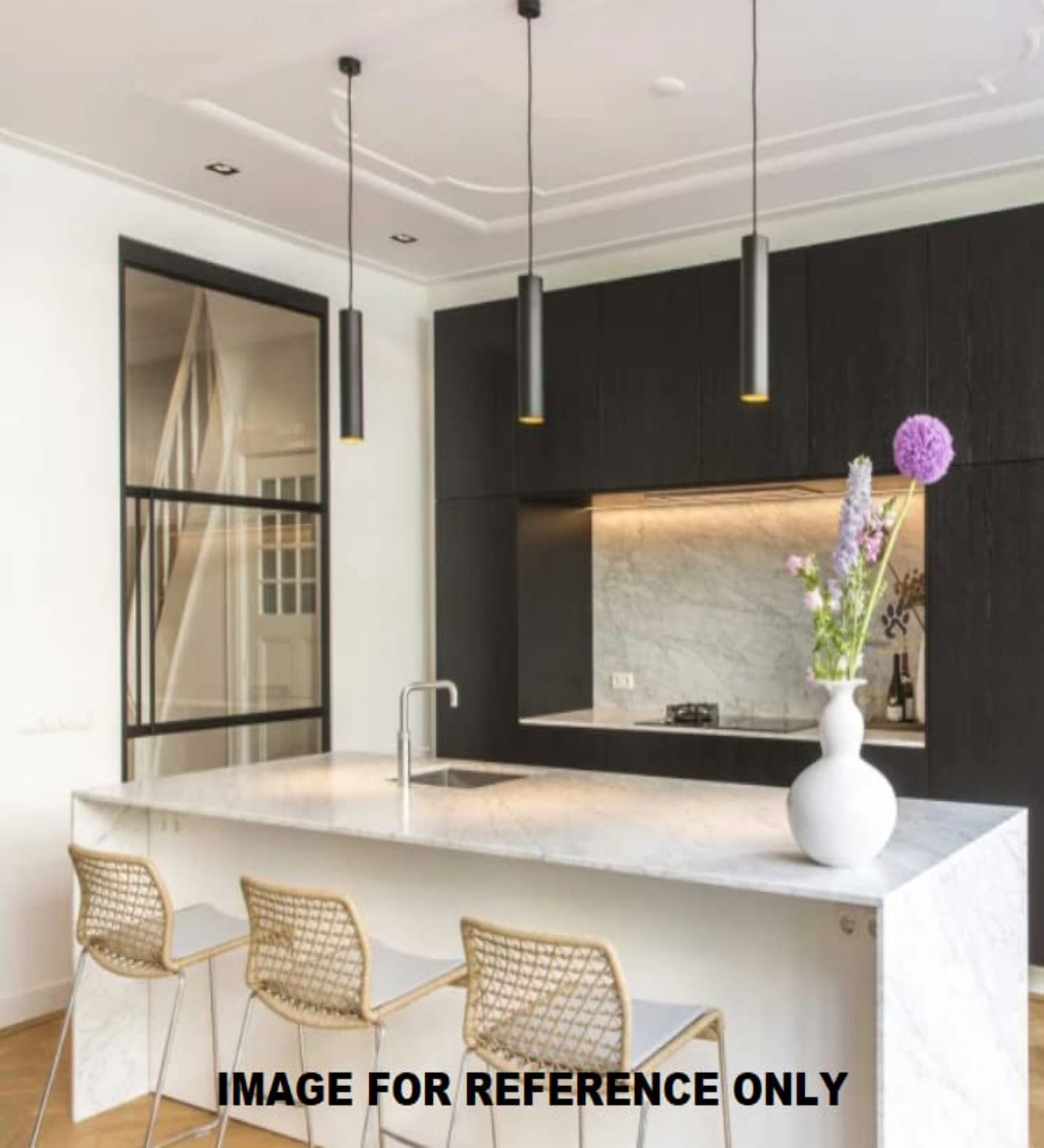 Cylindrical Metal LED Spot Light (Black)