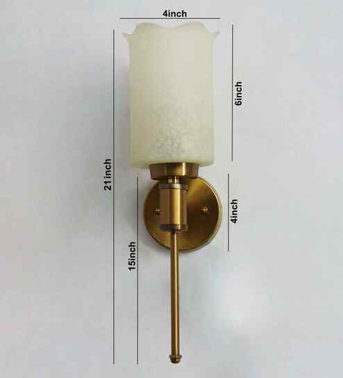 shree kala home decor Cylindrical Flower Glass Wall Sconce-picture-27