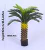 Artificial Cycas Palm Tree Plant with Black Pot