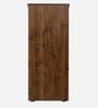 Bryne Shoe Rack with Seating in Brown Teak Matte Finish
