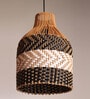 Cylinderical Handmade Rattan Pendant Hanging Light (Brown)