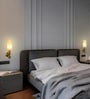 Cylindrical Fabric Shade LED Wall Lamp